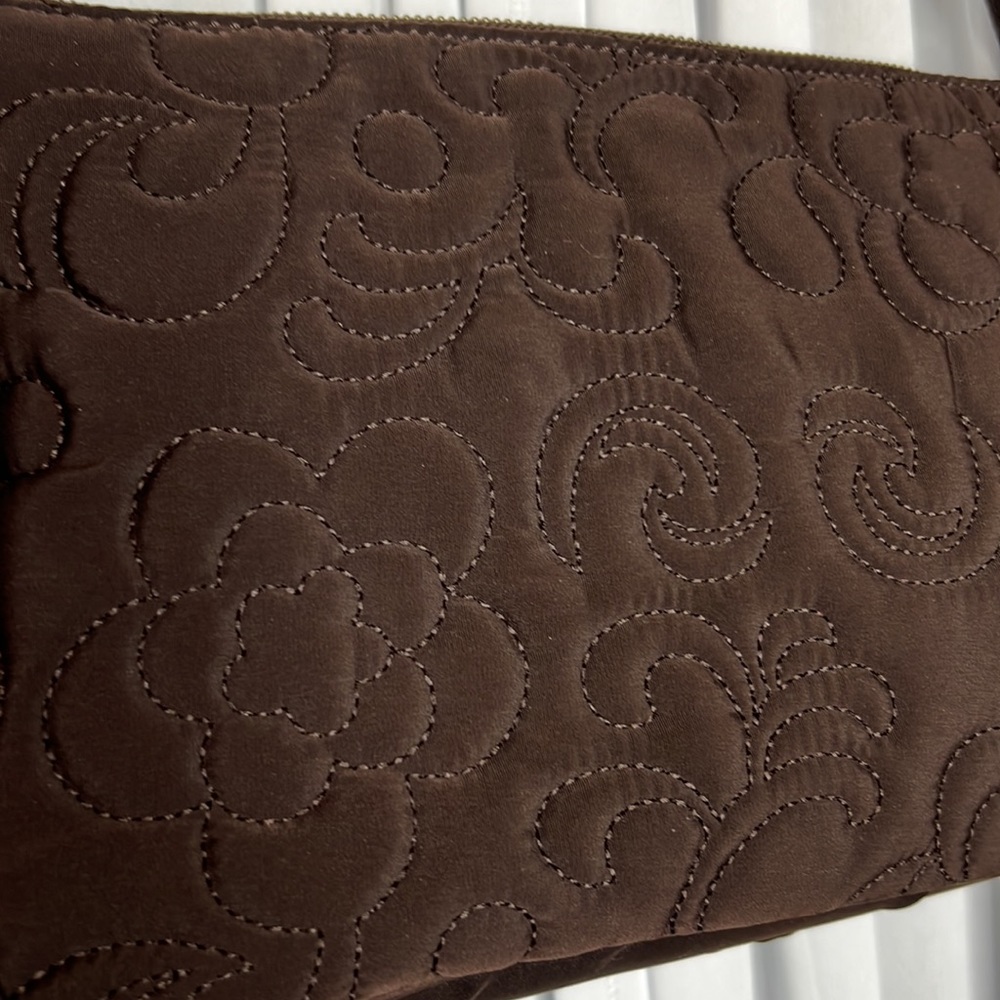 Vera Bradley Chocolate Brown Purse - Picture 6 of 11